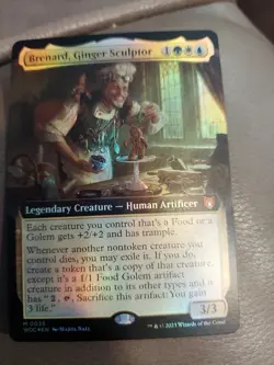 Brenard, Ginger Sculptor (Extended Art) Commander: Wilds of Eldraine Foil - Image 1