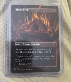 Blood Crypt ECL #0349 NM Nonfoil Rare Land Swamp Mountain MTG - Image 1