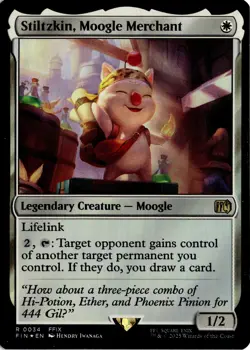 Stiltzkin, Moogle Merchant FOIL 34 FIN FINAL FANTASY NM - Image 1