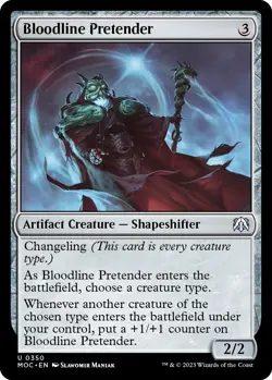 NM - Normal - Bloodline Pretender - 350 - Commander: March of the Machine - Image 1