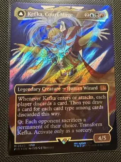 Kefka, Court Mage (0543) (Borderless) (Surge Foil) Final Fantasy Magic TCG - Image 1