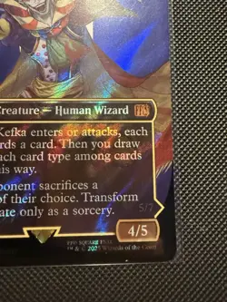 Kefka, Court Mage (0543) (Borderless) (Surge Foil) Final Fantasy Magic TCG - Image 4