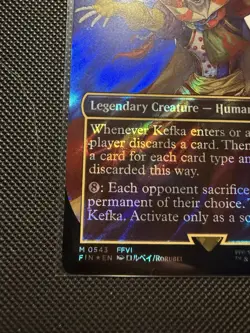 Kefka, Court Mage (0543) (Borderless) (Surge Foil) Final Fantasy Magic TCG - Image 5