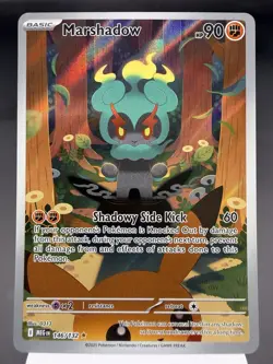 Marshadow 146/132 - Illustration Rare - Mega Evolution Pokemon Card MINT - Image 1
