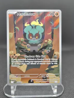 Pokemon card TCG Marshadow Illustration Rare 146/132 Mega Evolution Near Mint - Image 1