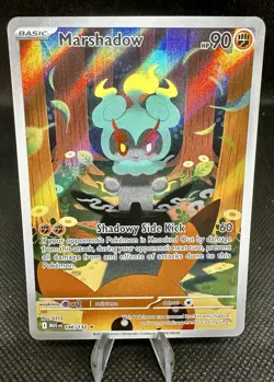 Marshadow 146/132 Mega Evolution Illustration Rare Pokemon Card English NM - Image 1