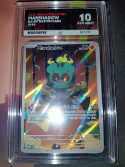 ACE 10 Marshadow 146/132 Mega Evolution Illustration Rare Pokemon TCG - Image 1