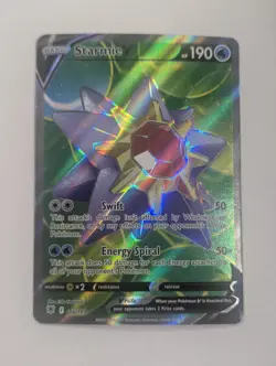 Starmie V (Full Art) 166/189 Swsh10: Astral Radiance Holo Pokemon TCG NM - Image 1