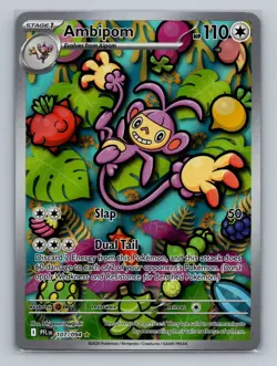 Pokemon ME02: Phantasmal Flames #107/094 Ambipom - Image 1