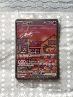 Mew ex SVP 053 SEALED Pokemon TCG Scarlet Violet 151 Black Star Promo Full Art - Image 1