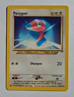 Pokemon - Porygon - Neo Destiny 78/105 - Common - LP - Image 1