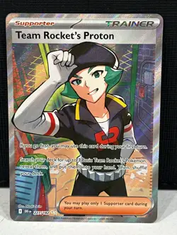 Pokemon TCG - Scarlet & Violet Destined Rivals Team Rocket’s Proton 227/182 NM - Image 1