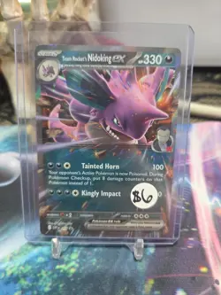 Pokemon Team Rocket's Nidoking 217 Destined Rivals Promo - Image 1
