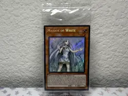 Maiden Of White SDWD-EN041 •SEALED• Secret Rare 1st Edition Structure Deck - Image 1