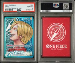 Sanji Alt Art Leader PSA 10 - One Piece OP02-026 Paramount War English 2023 - Image 3