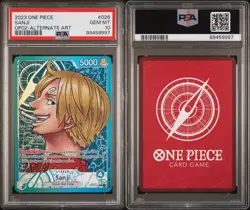 Sanji Alt Art Leader PSA 10 - One Piece OP02-026 Paramount War English 2023 - Image 3