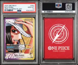 Nico Robin Alt Art Leader PSA 10 One Piece OP09-062 Emperors in the New English - Image 3