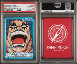 Emporio Ivankov Leader Alt Art PSA 10 - One Piece OP02-049 Paramount War English - Image 3
