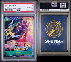 Yamato OP01-121 SEC Alt Art PSA 10 - One Piece Romance Dawn Foil 2022 English - Image 3