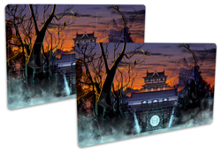 No.437 Trading Card Game Custom Playmat Temple of the Six TCG Mat - Image 1
