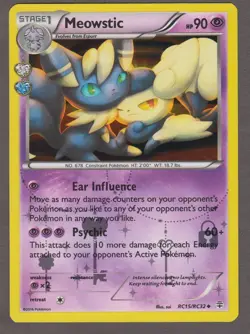 Meowstic RC15/RC32 Generations Radiant Collection 2016 Holo Pokemon Card NM - Image 1
