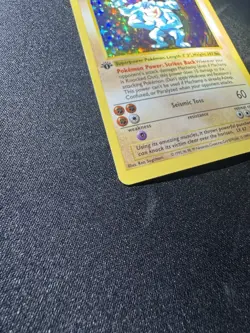 Pokemon TCG Cards 1st Edition SHADOWLESS Machamp 8/102 Base Set Holo Rare LP+ - Image 2