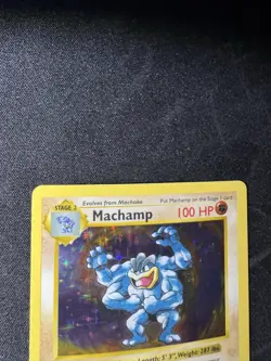 Pokemon TCG Cards 1st Edition SHADOWLESS Machamp 8/102 Base Set Holo Rare LP+ - Image 4
