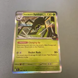 Team Rocket's Spidops - Pokemon TCG Holo Card 020/182 Destined Rivals NM - Image 1