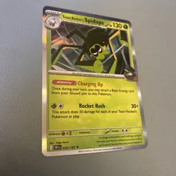 Team Rocket's Spidops - Pokemon TCG Holo Card 020/182 Destined Rivals NM - Image 3