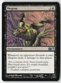 MTG - Megrim #104 - Regular - M10 Magic 2010 - Image 1