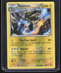 Pokemon TCG Electivire Rare #30/111 Reverse Holo 2014 XY: Furious Fists - Image 1