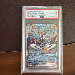 2021 Pokemon SWSH Battle Styles Secret #170 FA Rapid Strike Urshifu VMAX PSA 10 - Image 1