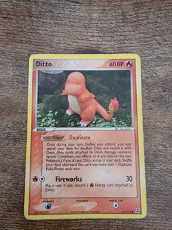 Pokemon TCG Ditto (Charmander) 37/113 Delta Species 2005 - Image 1