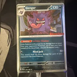 Pokemon Gengar GameStop Promo Holo Rare POR 050/088 Card - Image 1