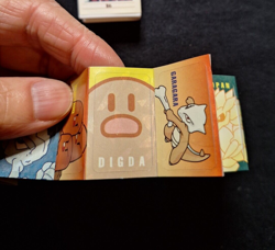 Marowak Cubone Diglett Rare Sticker Book Pokemon Nintendo Zukan Japanese Vintage - Image 2