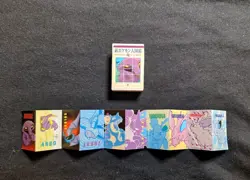 Arbok Nidoking Rare Sticker Book Seal Pokemon Nintendo Zukan Japanese Vintage - Image 1