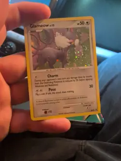 Glameow - DP23 - Pokemon Diamond & Pearl Promo Holo LP - Image 1