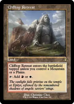 MTG - (Retro) CLIFFTOP RETREAT - Dominaria Remastered (R) - Image 1