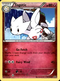 Togetic 44/108 Uncommon - Pokemon XY - Roaring Skies NM - Image 1