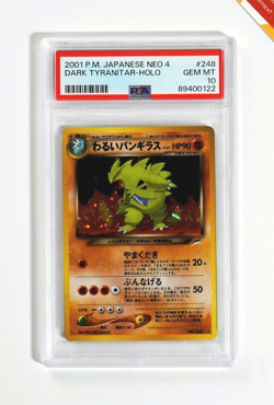 Pokemon PSA 10 Dark Tyranitar #248 Holo Neo 4 Destiny 2001 Japanese - Image 1