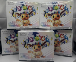 2025 Pokemon Prismatic Evolutions Sealed ETB Elite Trainer Box Lot of 5 - Image 1