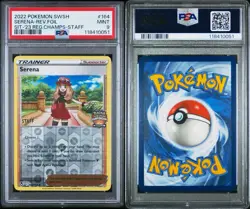 Pokemon - 164/195 - Serena - Regional STAFF Promo - PSA 9 - Image 4