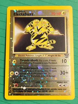 Pokemon Reverse Holo Best Promo Electabuzz #1 (Not Played),**swirl** - Image 1