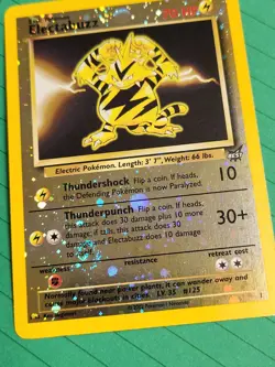 Pokemon Reverse Holo Best Promo Electabuzz #1 (Not Played),**swirl** - Image 2