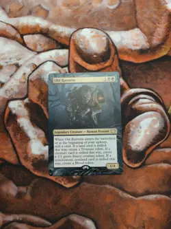 Magic the Gathering Old Rutstein Hand Painted Unique Custom MTG Alter - Image 1