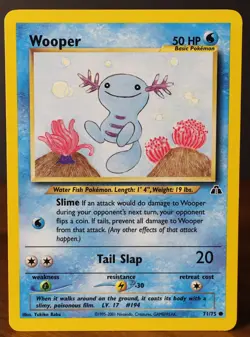 Wooper 71/75 Neo Discovery English Pokemon PL - Image 1