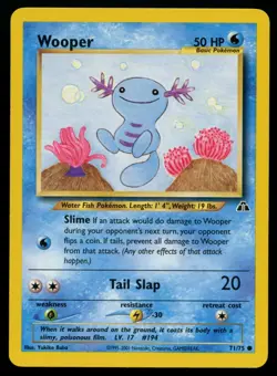 Wooper 71/75 Neo Discovery English Pokemon PL - Image 5