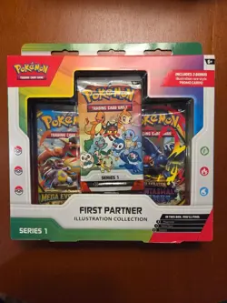Pokemon TCG First Partner Illustration Collection Series 1 Box New - Image 1