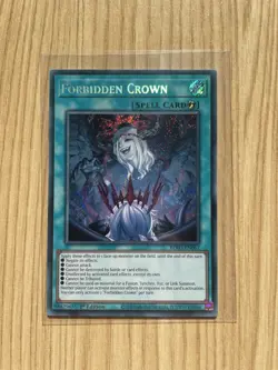 Yu-Gi-Oh Forbidden Crown Secret Rare BPRO-EN067 Burst Protocol 1st Edition - Image 1