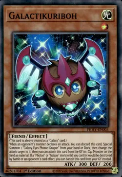 Galactikuriboh - Super Rare 1st Edition PHHY-EN003 - NM - YuGiOh - Image 1